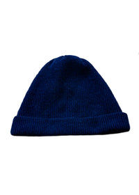 Cashmere Rib Beanie | Navy