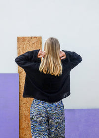 Eco Mohair Sweater | Black