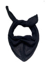 Triangle Neckerchief Scarf | Black