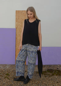 Eco Mohair Vest Top | Black