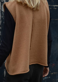 Cashmere Vest Top | Caramel