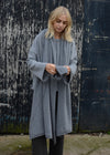 Oversize Cashmere Scarf | Grey