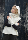 Cashmere Rib Hood | Cream
