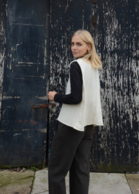 Cashmere Vest Top | Cream