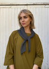 Triangle Necktie Scarf | Slate Grey