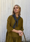 Triangle Necktie Scarf | Slate Grey