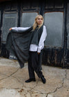 Oversize Mohair Scarf | Slate grey