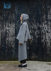 Cashmere Rib Hood | Grey