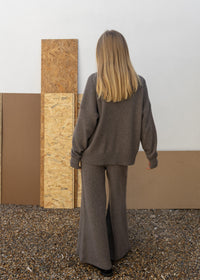 Cashmere Trouser | Mushroom