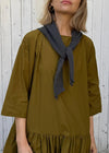 Triangle Necktie Scarf | Slate Grey