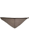 Triangle Neckerchief Scarf | Light Brown Caffe Latte