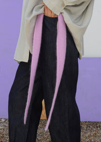 Eco Mohair Necktie | Bubblegum