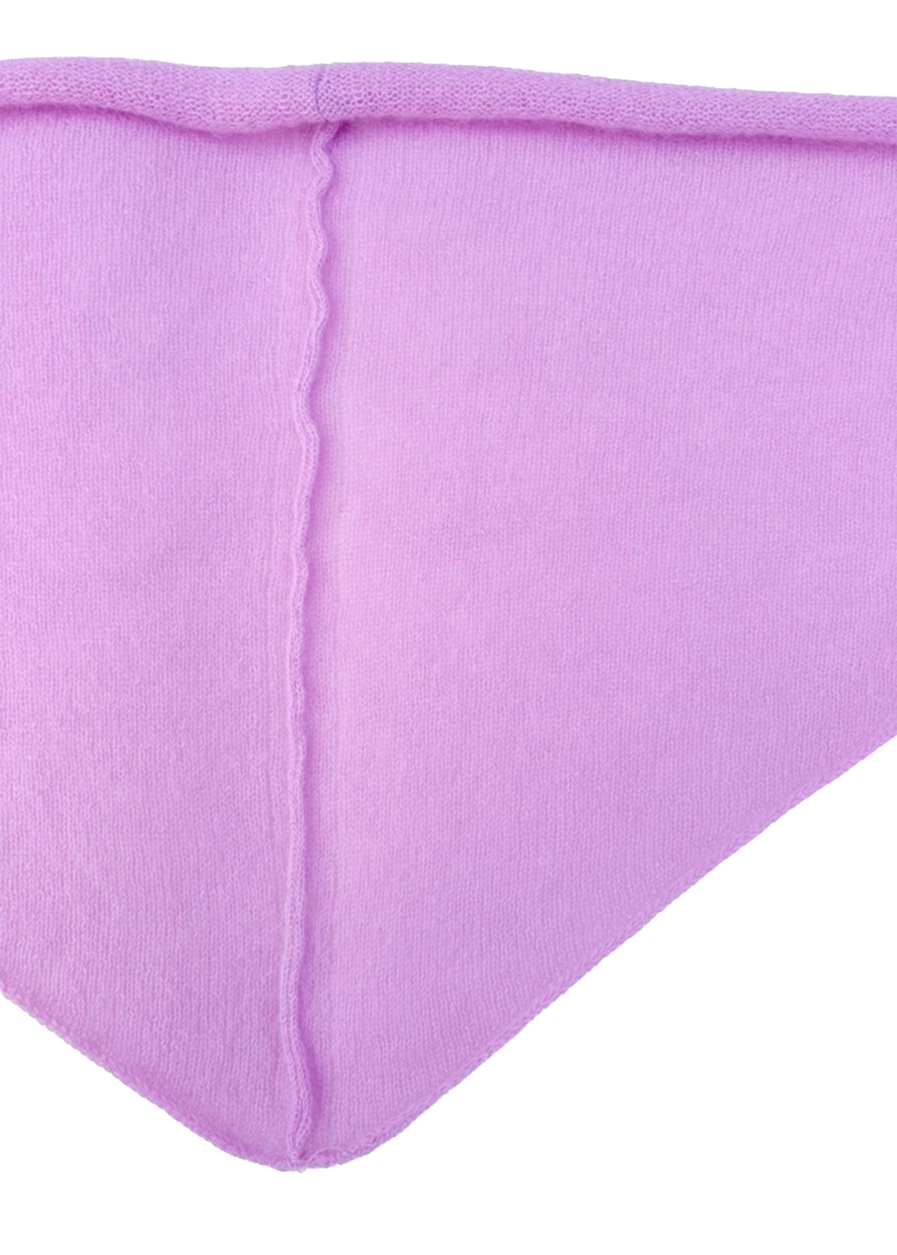 Eco Mohair Triangle Scarf | Bubblegum