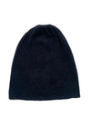 Cashmere Rib Beanie | Black