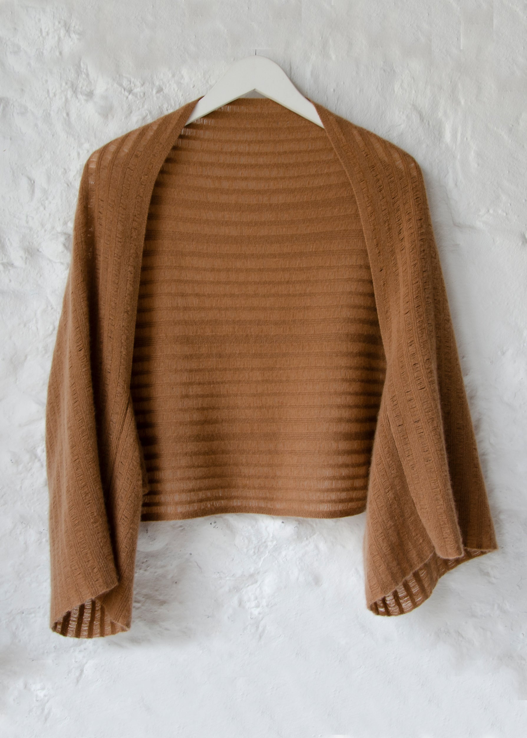 Cashmere Mairi Shrug Caramel – 11 Everything