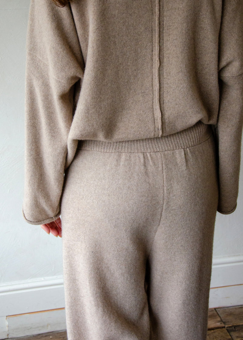 Recycled Cashmere trousers | Oat