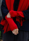 Cashmere Arm warmers | Bright Red