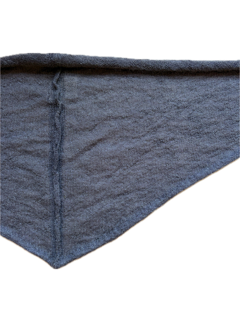 Triangle Necktie Scarf | Slate Grey
