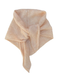 Eco Mohair Triangle Scarf | Buttermilk
