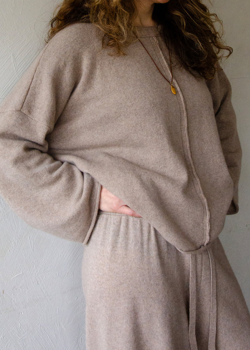 Recycled Cashmere Sweater | Oat