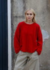 Cashmere sweater | Bright Red